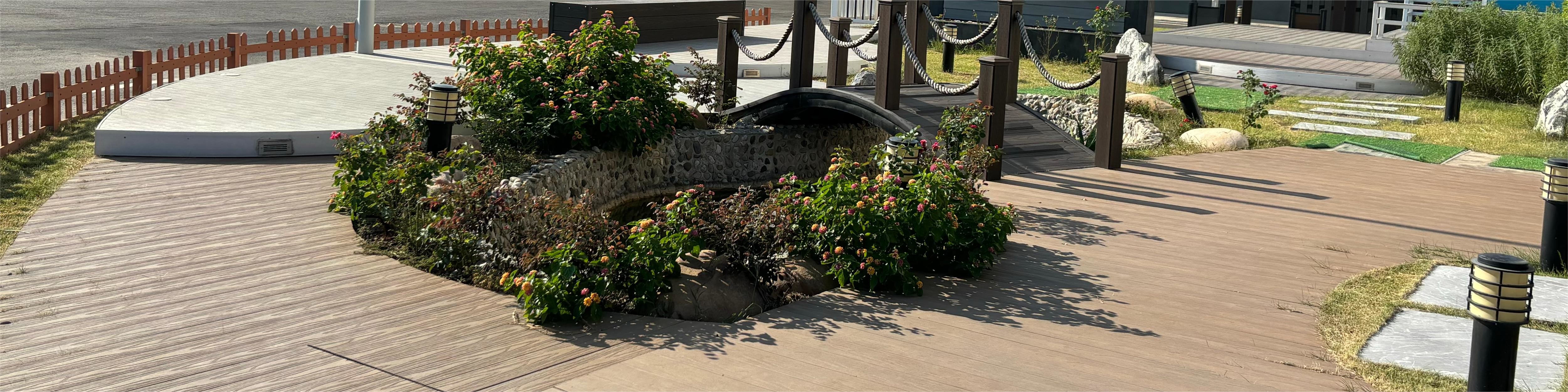 качество Коэкструзионный настил WPC завод