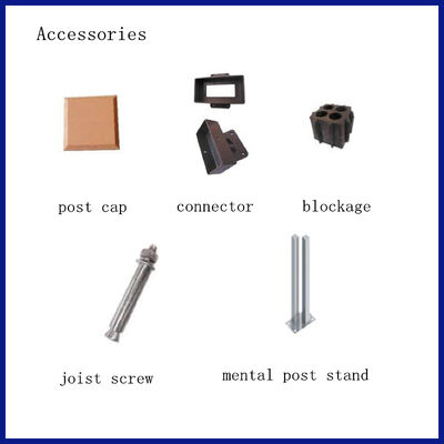 Декоративный забор и перила из древесно-пластикового композита WPC