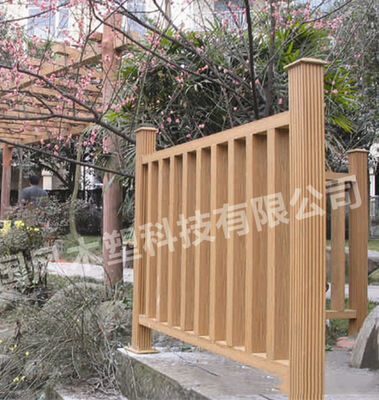 Покрытый составной столб загородки WPC загородки 200*200mm повторно использованный