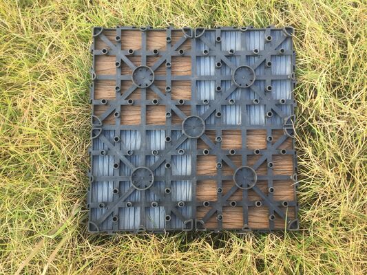 Оптовая продажа DIY WPC палуба плитки 30*30 см прочный настил для использования на открытом воздухе для жилых помещений