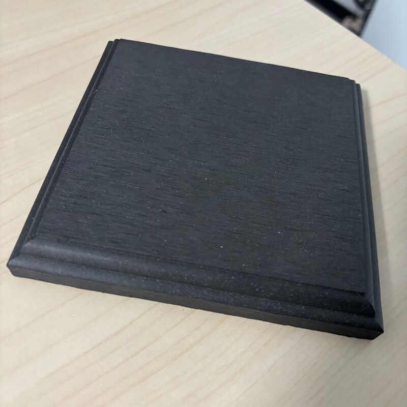 WPC Балкон Водонепроницаемый Открытый Пол Торцевое Покрытие WPC Композитный Настил Конец Плинтуса Настил WPC Конец Палубы