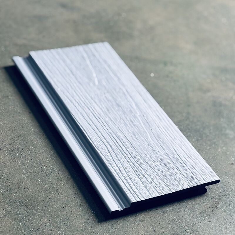 Blue-Silver Metallic WPC Panel: Fusion of Ocean Rhythm and Modern Technology